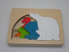 Puzzle Animaux en bois -