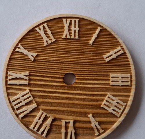 Cadran antique bois 9cm pour