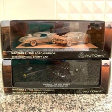 AUTOart MAD MAX Interceptor Enemy Car 1/43 2 Pack Set Weathering Version