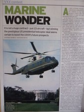 2/2005 ARTICLE US PRESIDENTIAL HELICOPTER VXX CONTEST US101 SIKORSKY VH-92 EH101