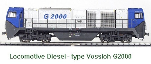 Locomotive diesel type vossloh - type,