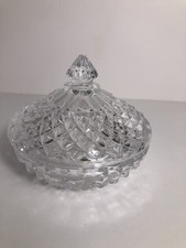 Sucrier En Cristal D’Arque Vintage 