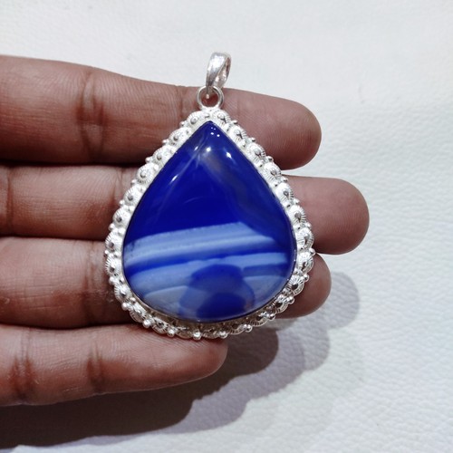 Joli pendentif agate pendentif