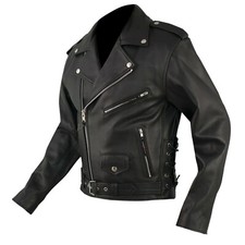Veste En Cuir Style Biker
