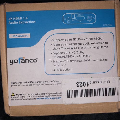 Gofanco compact hdmi 4 - hdmi, 1.4