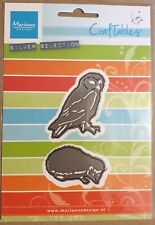 Marianne Design - tiny CraftTables - Silver Selection - Owl & Hedgehog - CR1339