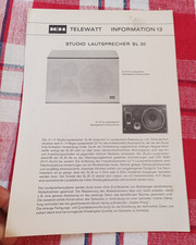 ancienne Brochure technique