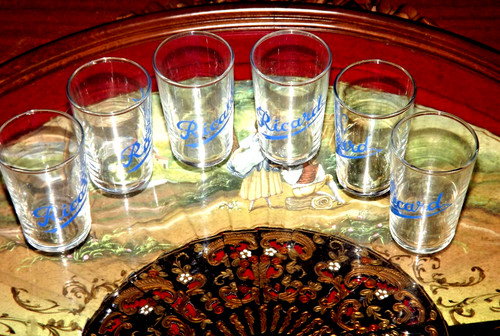 Verres ricard 1950 ed - 6,