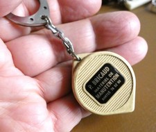 Ancien porte clé Outil Outillage Mètre Bricaud Manutention Nantes Années 60