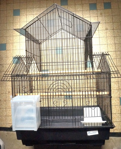 Cage oiseaux pawhut - cage,