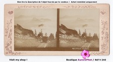 SUISSE, LE RIGI BAHN, TRAIN À CRÉMAILLÈRE, MONTAGNE, STÉRÉO  -V240