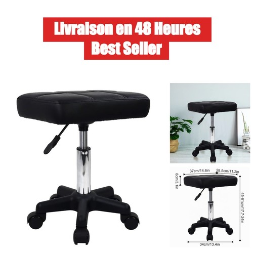 Tabouret rouleaux réglable - rouleaux,