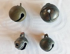 Ancien Lot de 4 Grelots de