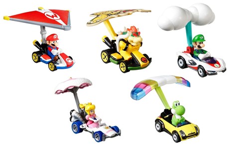 Hot wheels mario kart gliders - wheels,