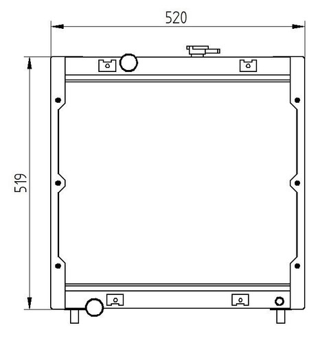 Radiateur pour kioti - radiateur,