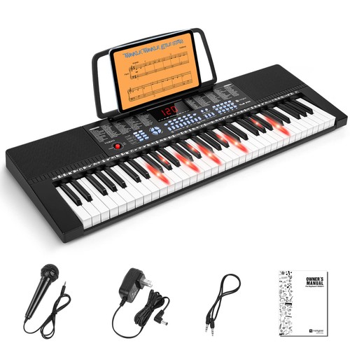 Clavier piano lumineuses - 61,