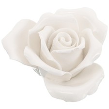  Décoration murale en céramique représentant une rose : fleur 3D de 6 cm (2,36