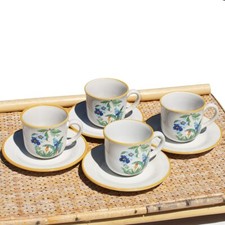 Set de 4 tasses à café +
