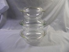 6 Pc. PYREX CLEAR CASSEROLES