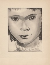 Visage Enfant Fille Étude