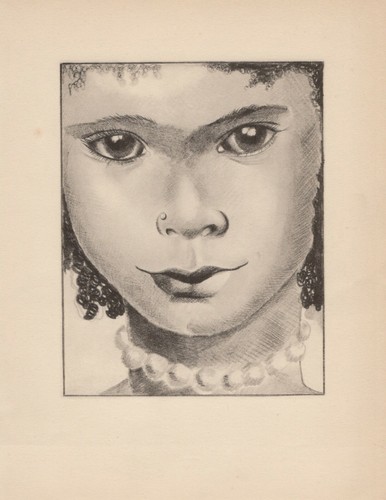 Visage enfant fille étude - visage,