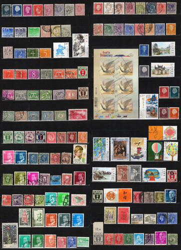 Lot timbres divers - de,