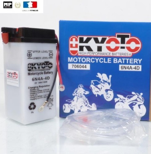 Batterie moto 6n4a - 6n4a-4d, 6v