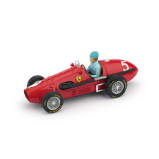 FERRARI 500F2 A.ASCARI 1953 N.5 WINNER BRITISH GP WITH PILOTE 1:43 Brumm Formula