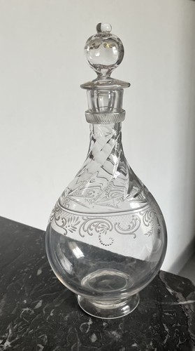 Jolie carafe cristal - carafe, taille
