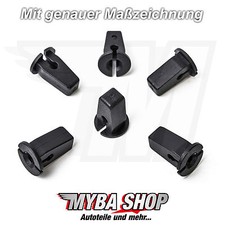 5x Carrosserie Clips Douilles