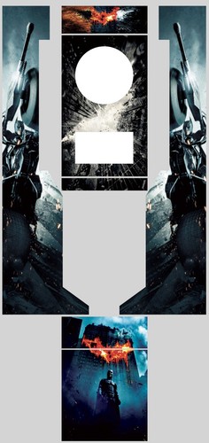 Stickers batman darknight jeux - stickers,