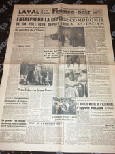 WW2 GUERRE 39 45 FRANCE SOIR 4