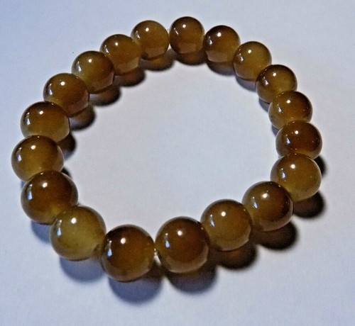 Brown beaded stretch - beaded,