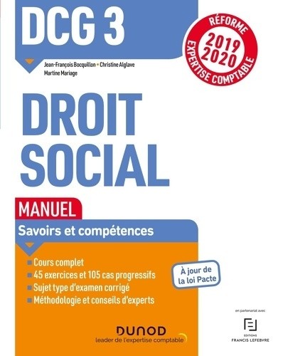 Dcg droit social manuel - dcg,