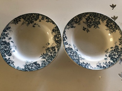 Anciennes assiettes creuses - 2,