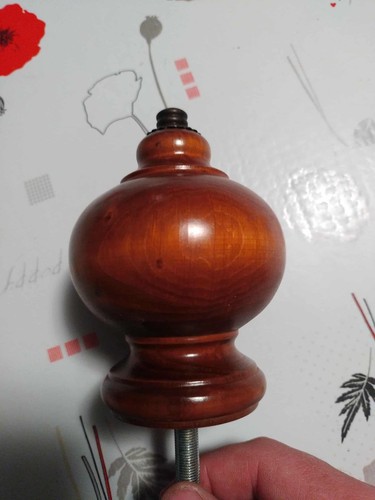 Rare ancienne boule - rare, d'escalier
