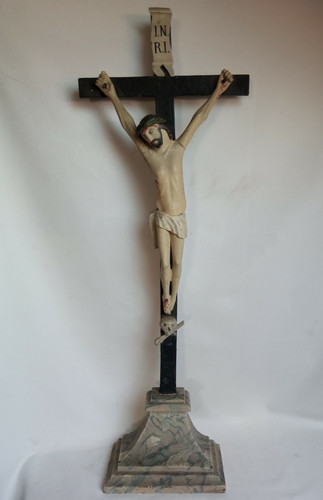 Superbe rare grand crucifix - rare,