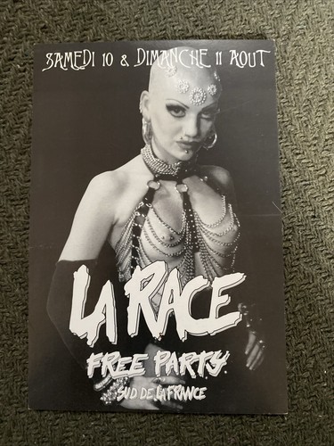 Flyer rave free party race - flyer, la