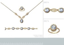 Dolly-Bijoux Parure 3PC Camée