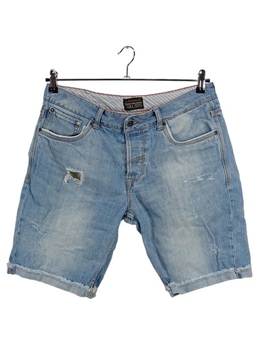 Zara short jean homme bleu - en,