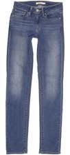 Levi's 712  Femme Bleu Skinny Slim Stretch Jeans W24 L31 (93564)
