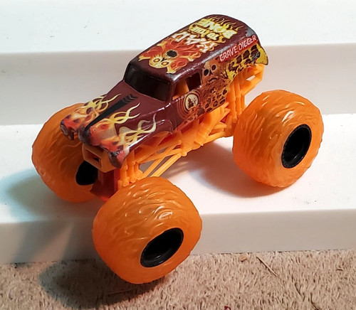 Monster jam grave - jam, fire