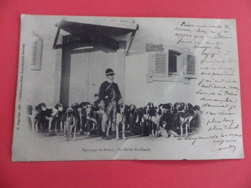 Carte postale ancienne chasse - ancienne,