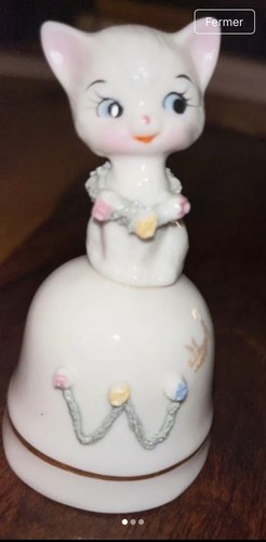 Chat ancien porcelaine petite