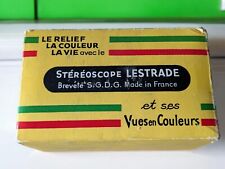 Stéréoscope Lestrade - Breveté S.G.D.G. Made in France, Boîte + Notice