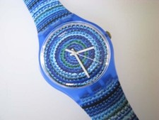 CENTRINO! Blue WOVEN CIRCLES