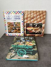 3 livres recettes tupperware facile rapide l’oeuf 4 saisons vintage