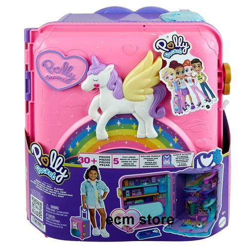 Polly pocket coffret - pocket-, valise