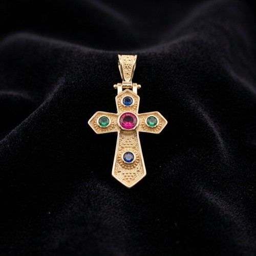 Pendentif croix byzantine