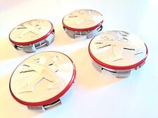 4x Centre De Roue Peugeot Cache Moyeu Peugeot 1608265280 Enjoliveur De Roue 60mm